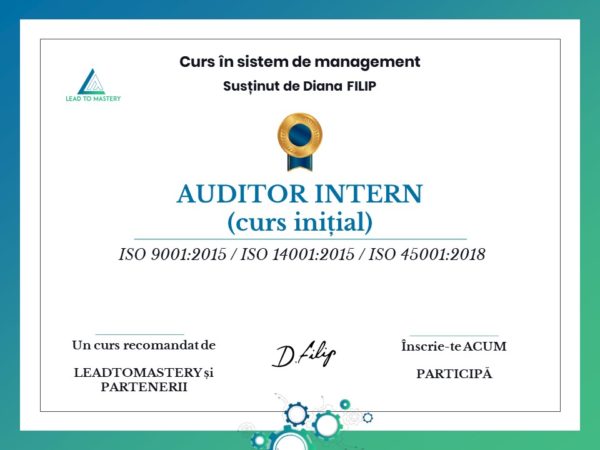 AUDITOR INTERN - CURS INIȚIAL